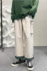 Loose Side Cargo Pockets Men Pants
